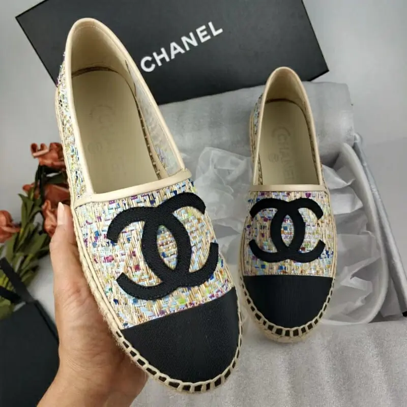 chanel flat chaussures pour femme s_12323202